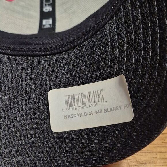 New Era Nascar Ford Motorcraft 21 Blaney Velcroback Hat - New - Picture 7 of 8